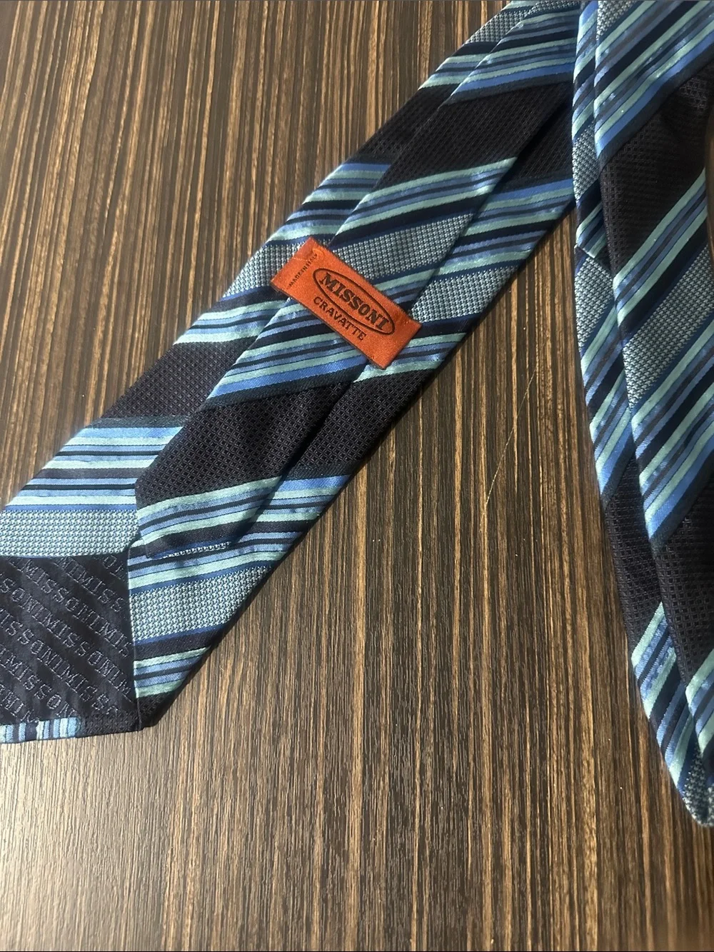 Missoni Striped Silk Tie